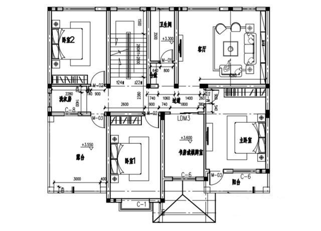 二層帶車庫的自建房屋設(shè)計圖 二層帶車庫的自建房屋設(shè)計圖