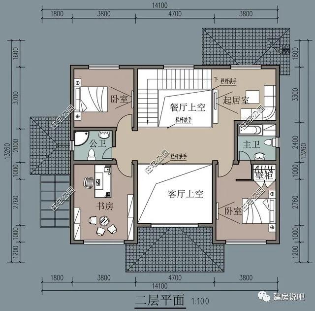 帶客廳挑空設計的鄉(xiāng)村別墅 帶客廳挑空設計的鄉(xiāng)村別墅