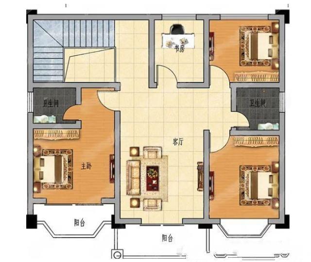 實(shí)用的兩層自建住宅 實(shí)用的兩層自建住宅