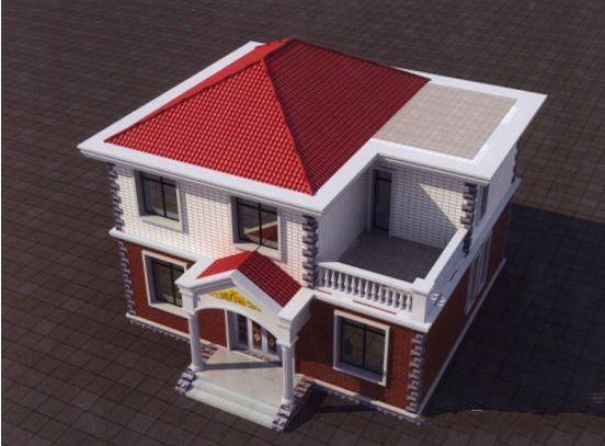 實(shí)用的兩層自建住宅 實(shí)用的兩層自建住宅