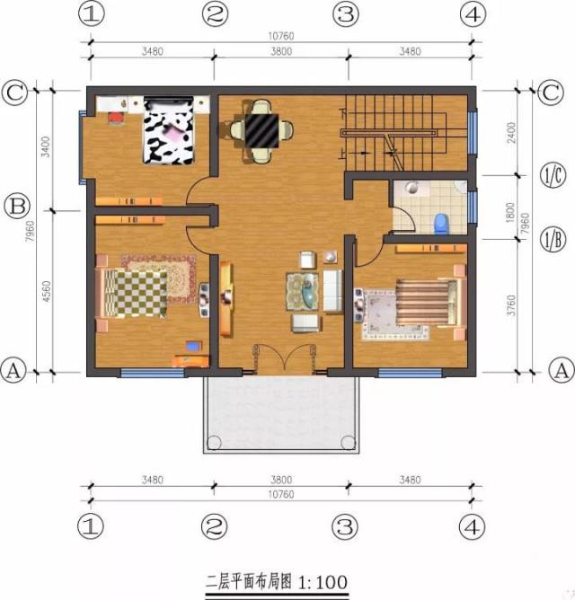 農(nóng)村二層小別墅的設(shè)計圖 農(nóng)村二層小別墅的設(shè)計圖