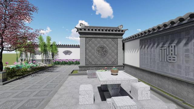 中式的四合院設(shè)計 中式的四合院設(shè)計