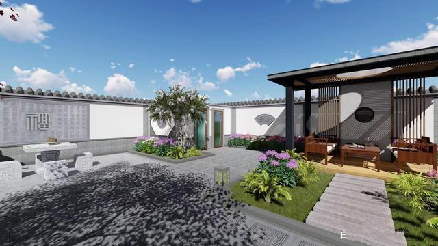 中式的四合院設(shè)計 中式的四合院設(shè)計