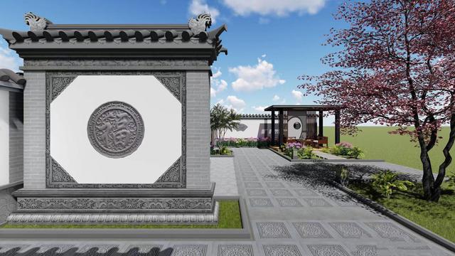 中式的四合院設(shè)計 中式的四合院設(shè)計