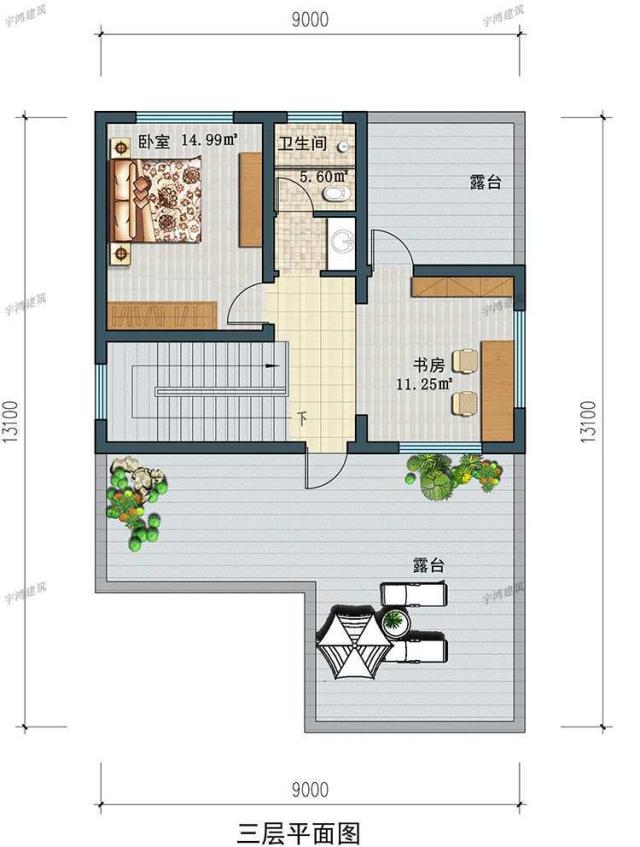 3層豪華的自建別墅設(shè)計(jì)圖 3層豪華的自建別墅設(shè)計(jì)圖