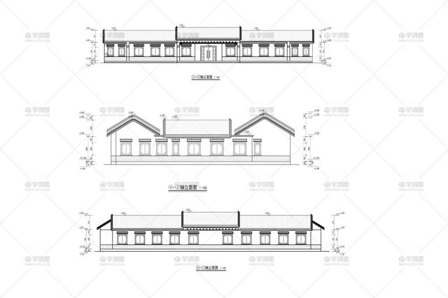農(nóng)村中式四合院別墅設計 農(nóng)村中式四合院別墅設計